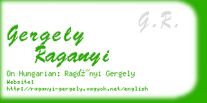 gergely raganyi business card